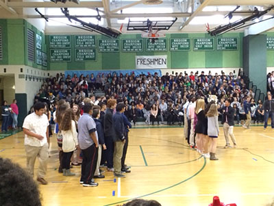 WJ Spring Pep Rally showcases spring sports and Male Poms