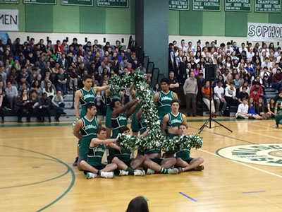 WJ Spring Pep Rally showcases spring sports and Male Poms