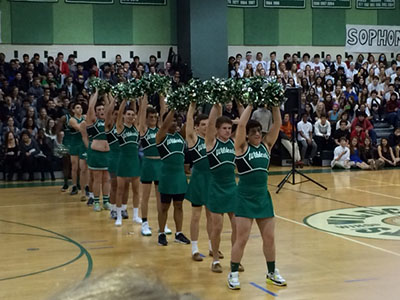 WJ Spring Pep Rally showcases spring sports and Male Poms