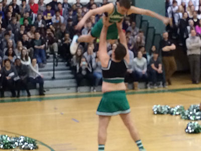 WJ Spring Pep Rally showcases spring sports and Male Poms