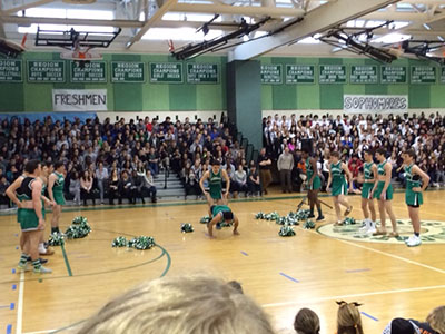 WJ Spring Pep Rally showcases spring sports and Male Poms