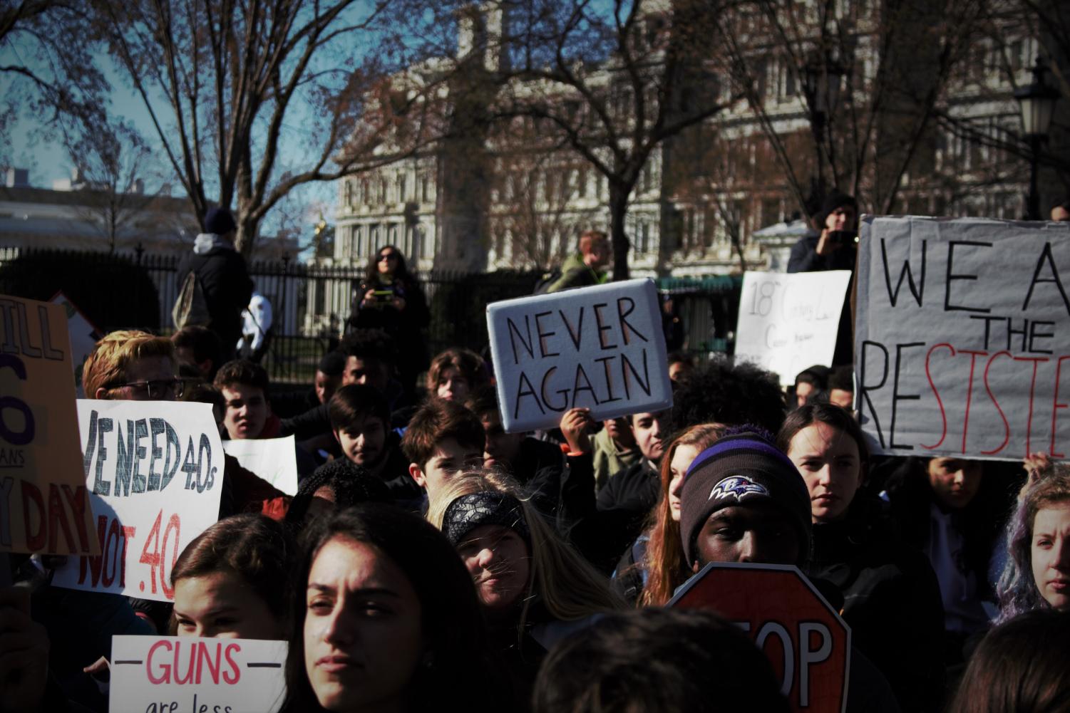 Students+demonstrate+in+national+walkout