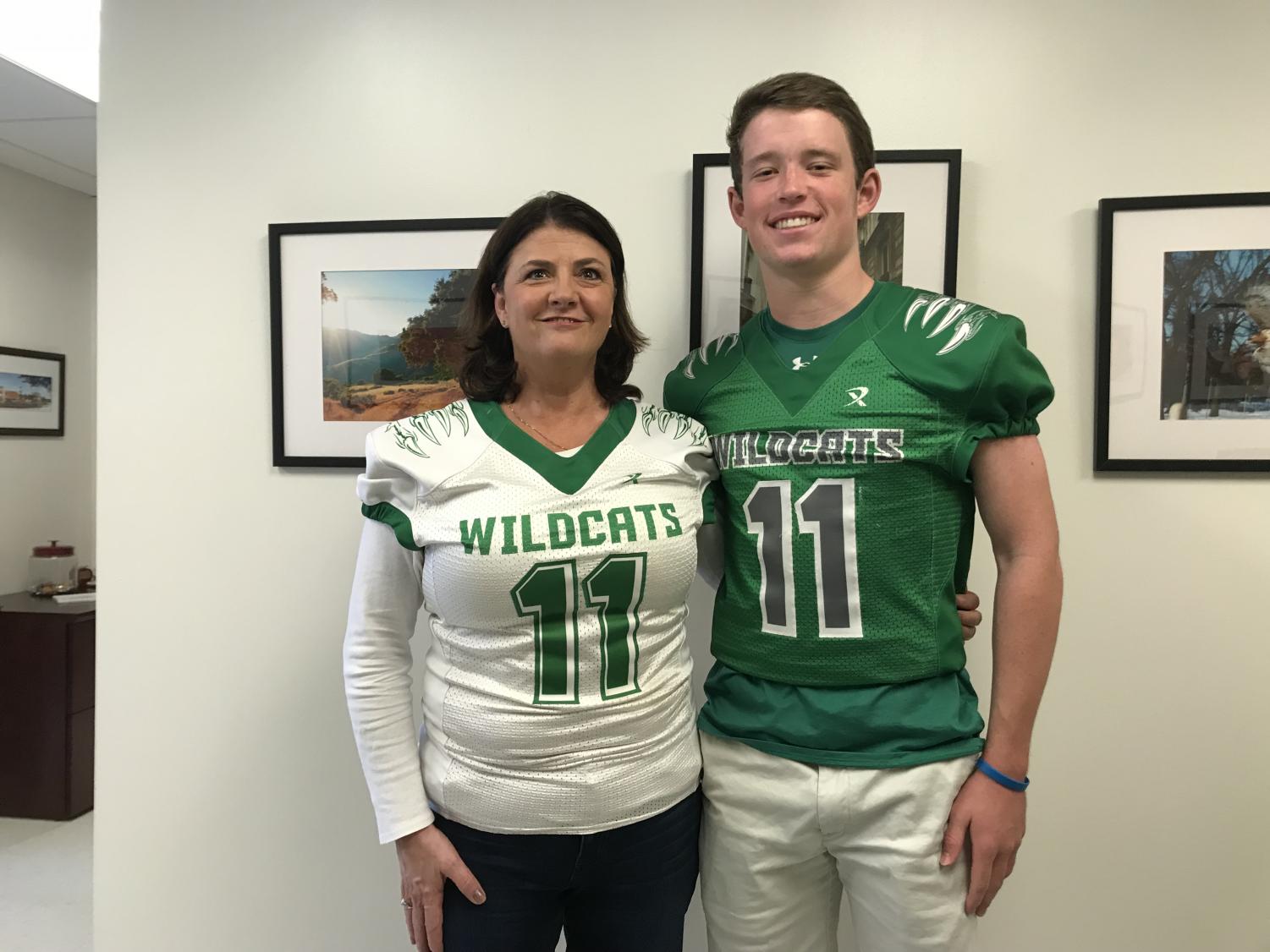 Teachers sport student jerseys