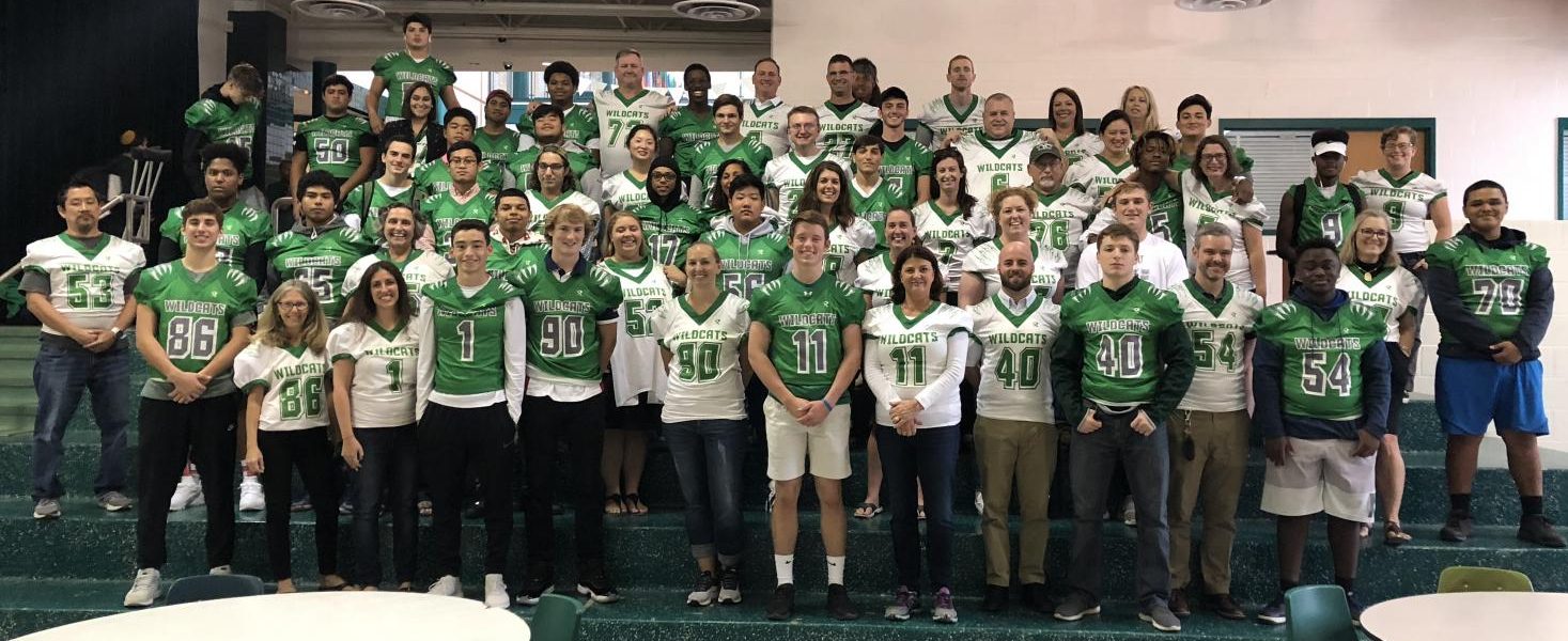 Teachers sport student jerseys