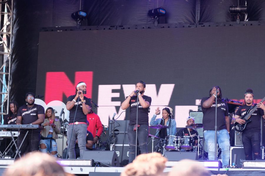 DC band New Impressionz performs covers of popular songs, such as "Old Town Road," but with a go-go twist. Only weeks before, a record store on U Street was silenced for playing the local take on funk music.