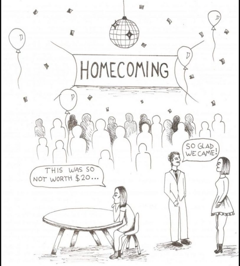 Many+students+get+excited+about+dressing+up+and+dancing+at+the+homecoming+dance%2C+while+others+view+it+as+a+waste+of+money.+Is+homecoming+worth+it%3F