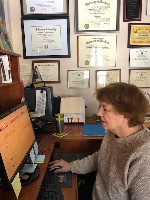 What do you like most about online schooling? 
“Sleeping in! No rush hour traffic.  There is not much I prefer over in person schooling, but I do realize it is a better option for some students and for that I hope some can continue this way in the future.  It should be an option.”