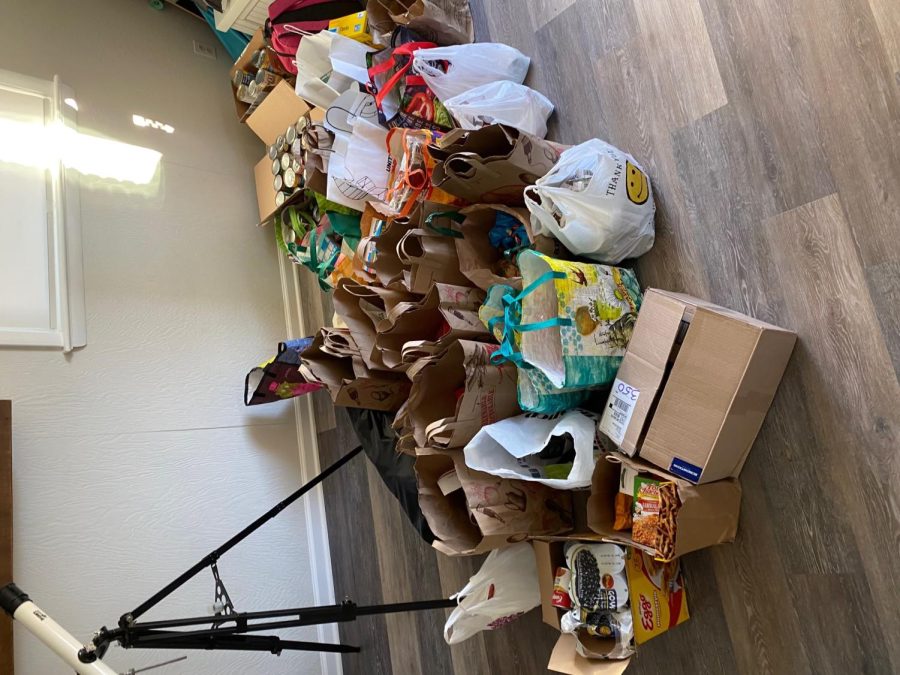 The Immigration Advocacy Club collected donations for their Thanksgiving food drive. "We really made an effort this year to involve our members in preparation as much as possible," senior Alec Lynch said.