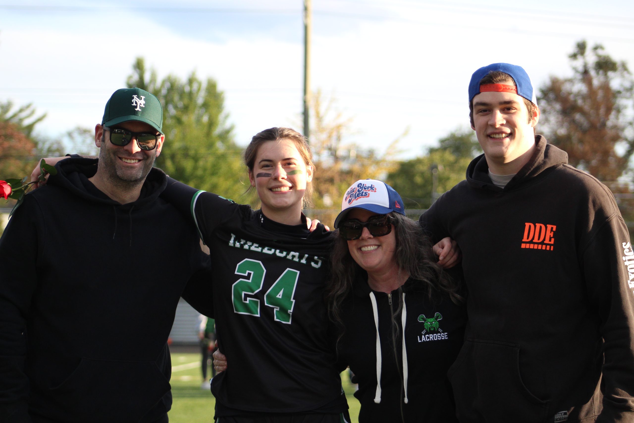 Photo Gallery: Girls' Flag Senior night