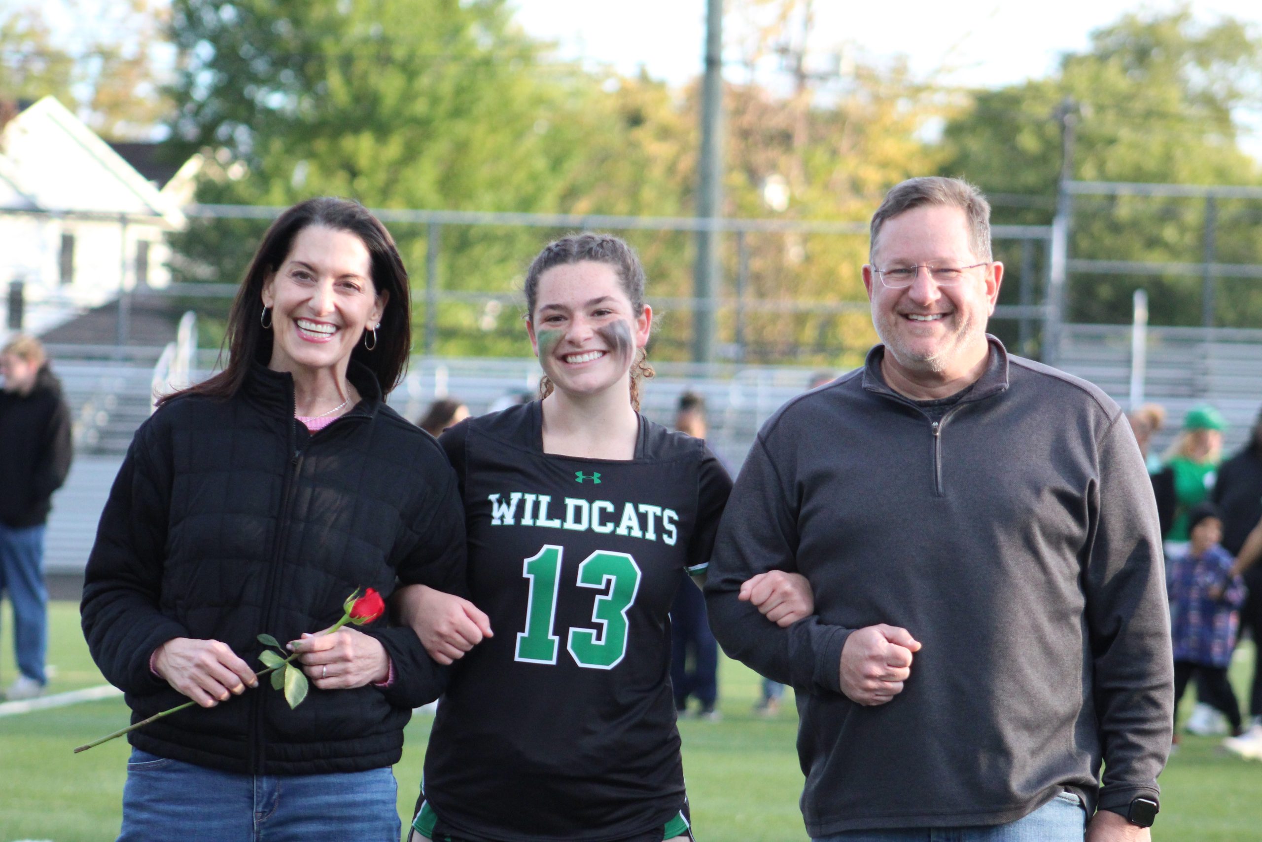 Photo Gallery: Girls' Flag Senior night