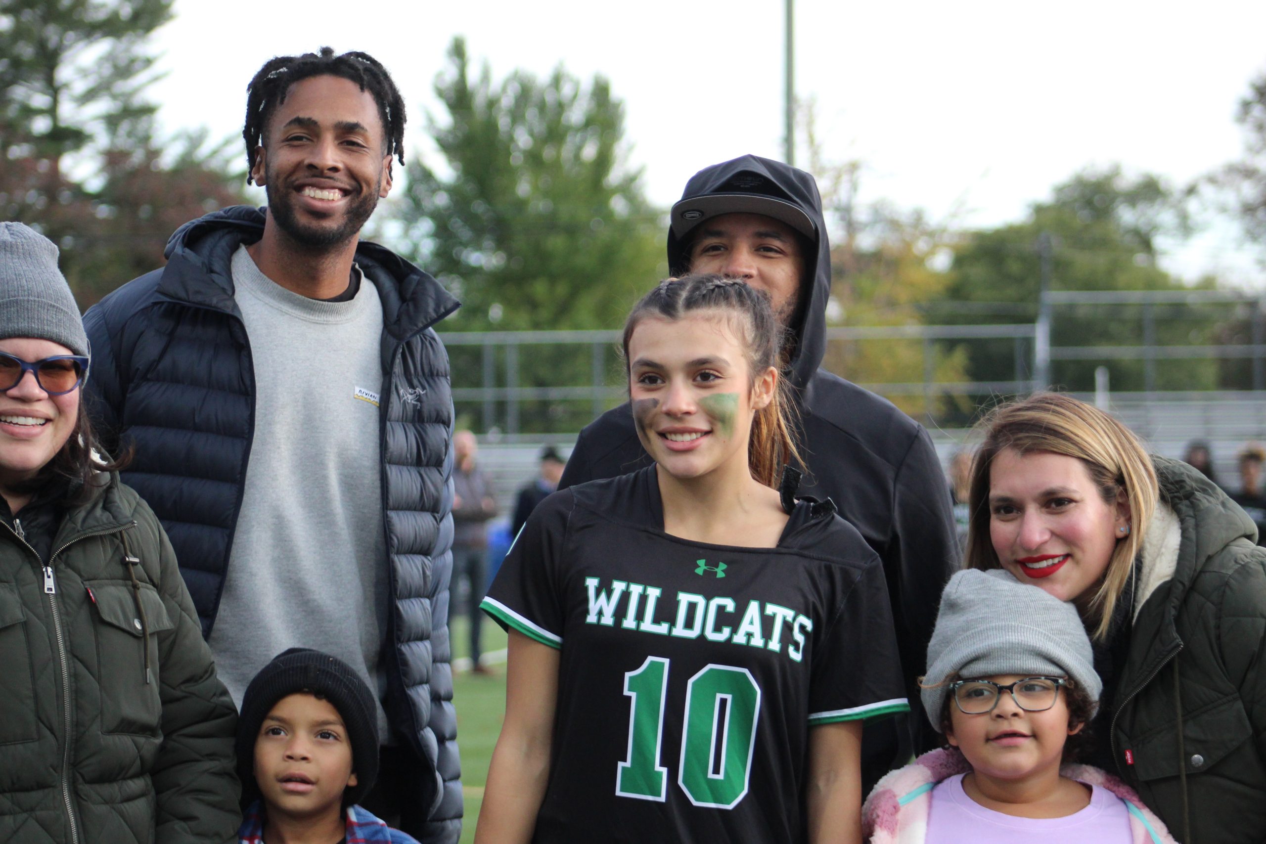 Photo Gallery: Girls' Flag Senior night