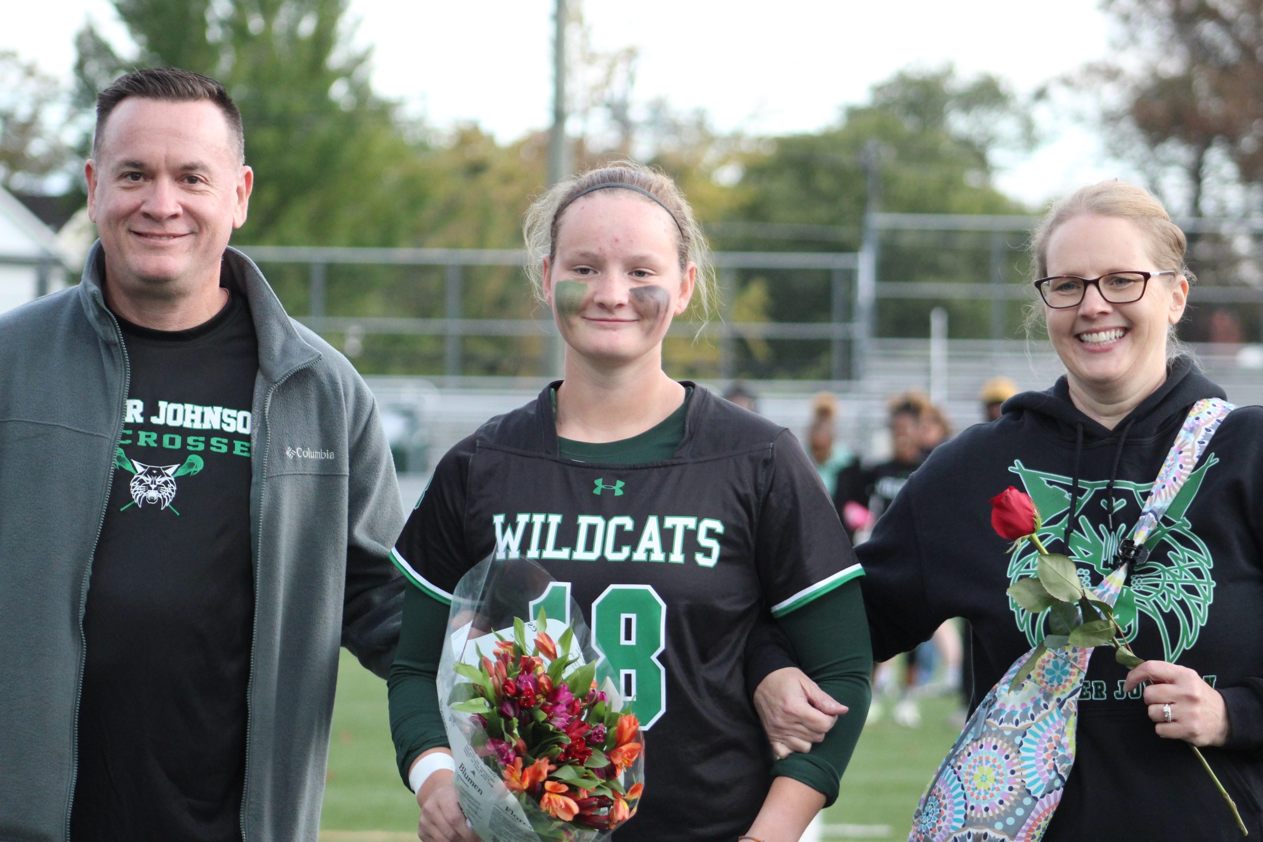 Photo Gallery: Girls' Flag Senior night