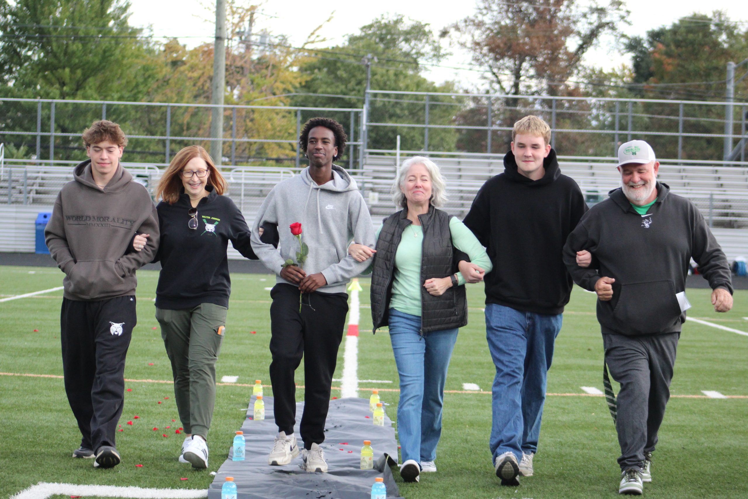 Photo Gallery: Girls' Flag Senior night