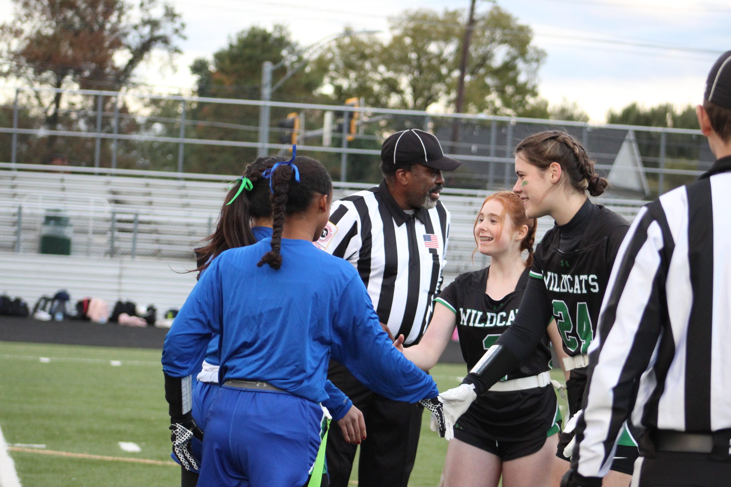 Photo Gallery: Girls' Flag Senior night