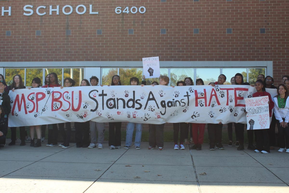 MSP and BSU rally in support of Wootton’s Black community after a bigoted incident in May 2024. Students agreed that the response to the act was lackluster.