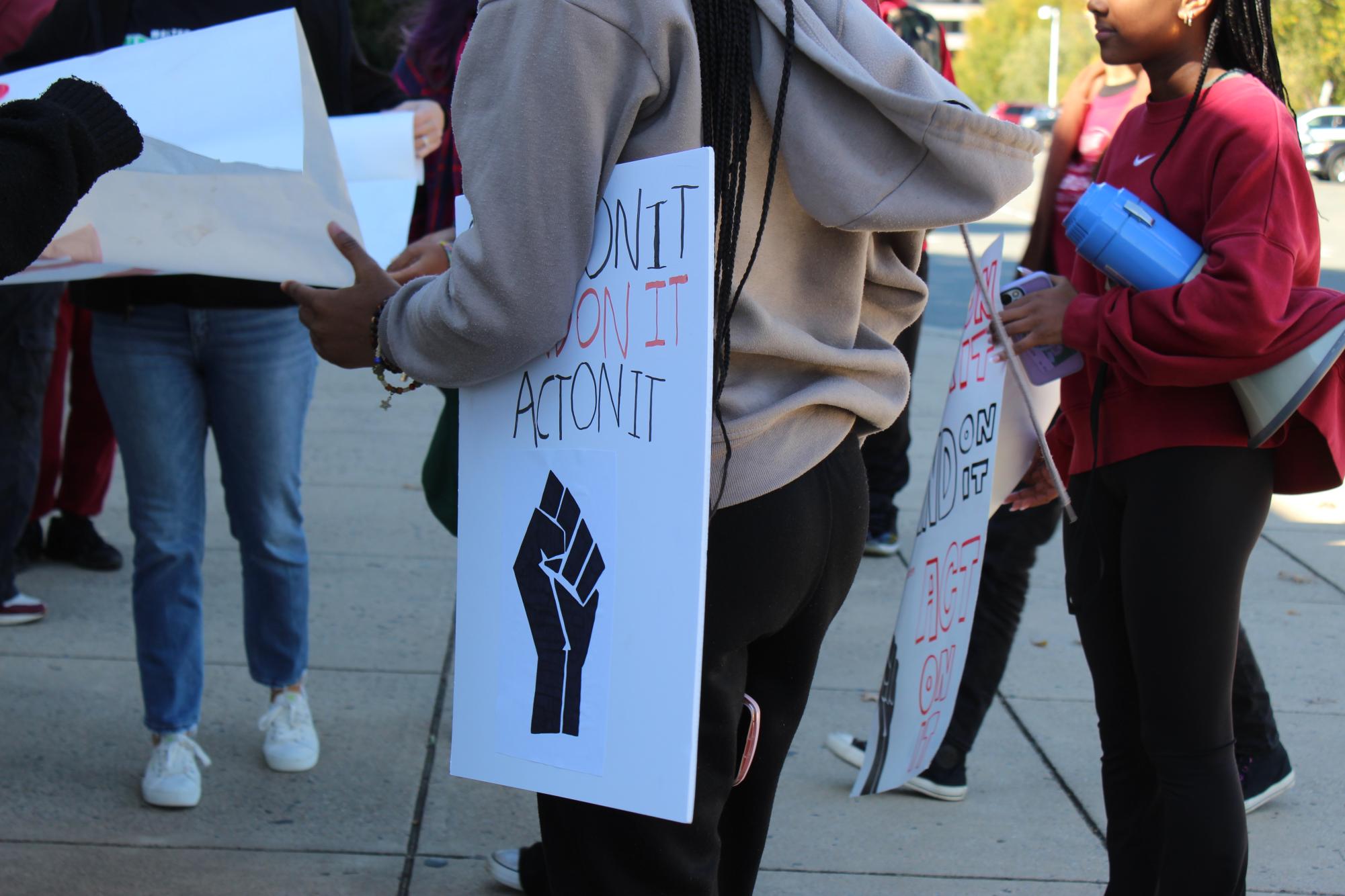 Photo Gallery: MSP, BSU rally, raise awareness of racism in MCPS