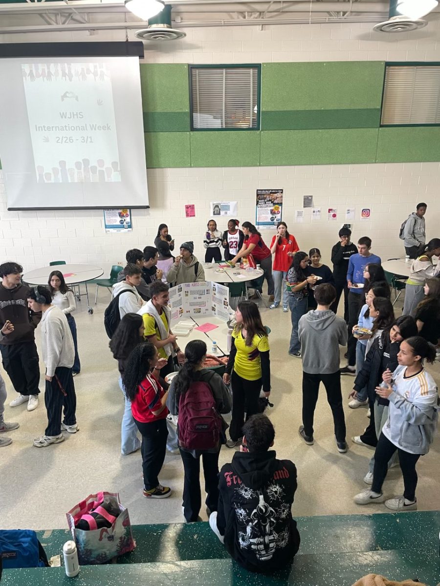 The Student Advisory Board organizes WJ's international week each year. This showcases different cultures from around the world and gives students a taste of various heritages. (Courtesy Essil Ezzoug)