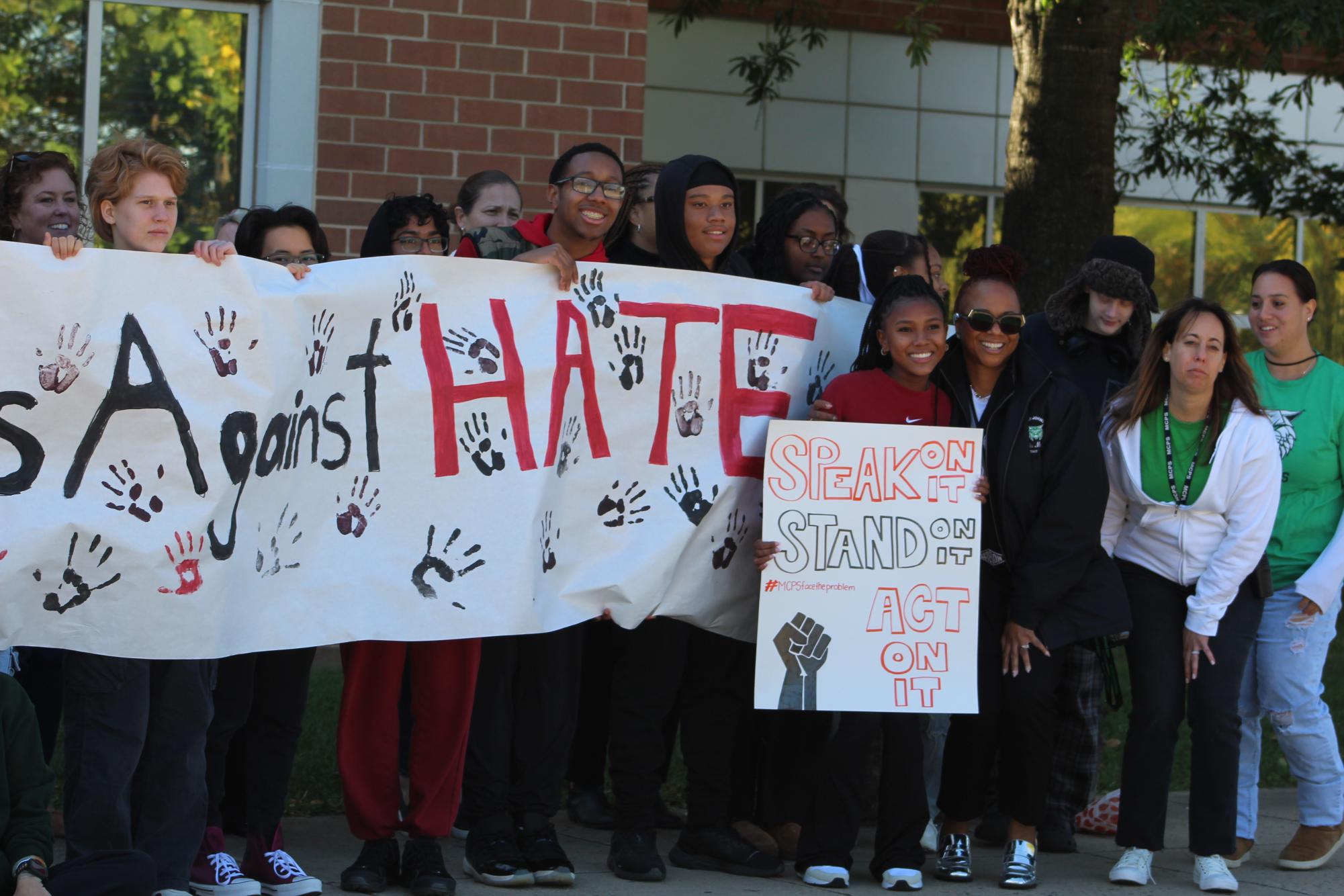 Photo Gallery: MSP, BSU rally, raise awareness of racism in MCPS