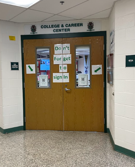 The college and career center there are many pamphlets on college information and SAT/ACT prep. Within the center is Mrs. Evans' office, she can help answer some questions one may have about the next steps