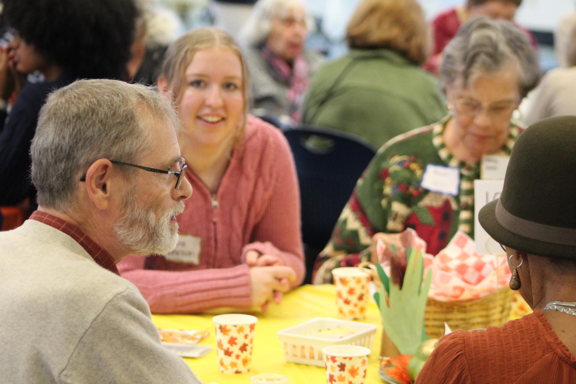 Senior Citizen Thanksgiving Luncheon unites Gen Z, Baby Boomers