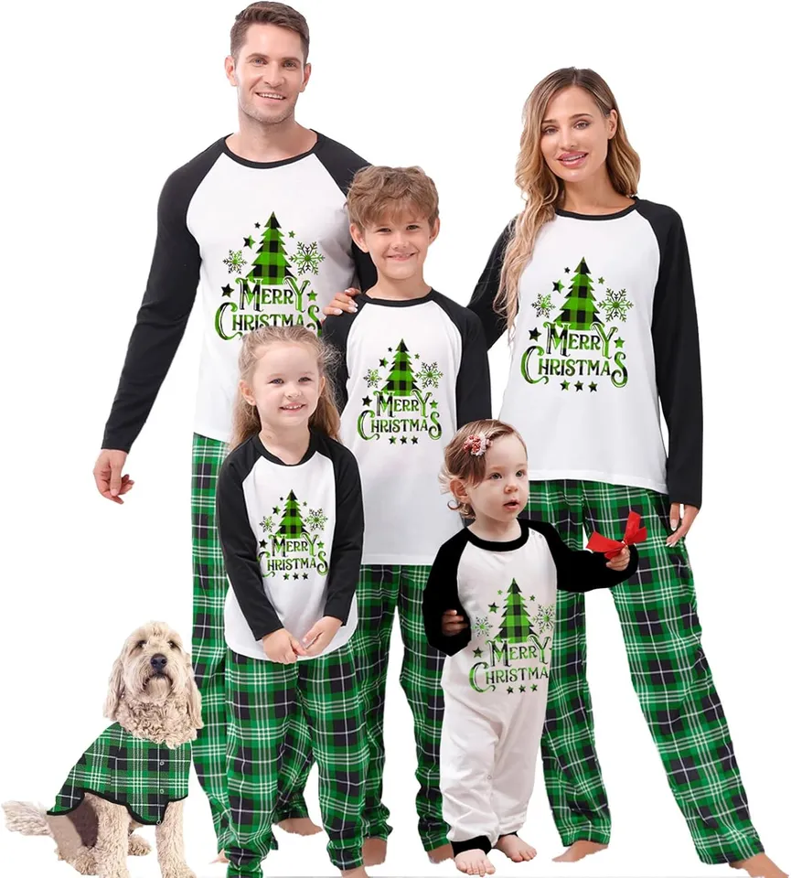 Matching PJs are perfect for any teenage girl, but they also work for families. Family pajamas are a festive celebration of the holidays and even pets can be included. (Courtesy Printerval)