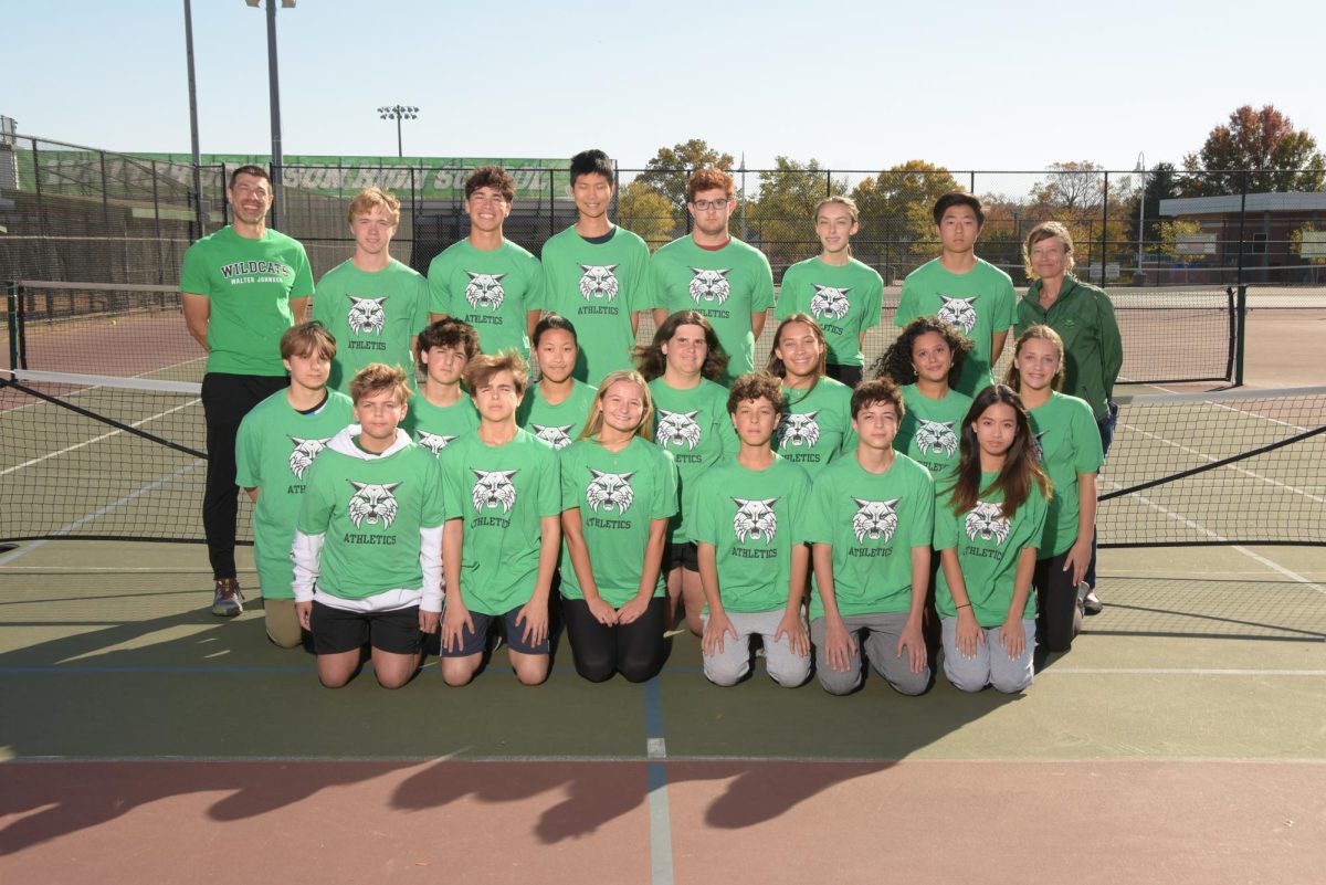 The WJ pickleball team finished off their regular season with a smash. The team tied for first in the county championships last Wednesday, winning the Division II doubles tournament. (Courtesy Dave Hauf via Lifetouch)