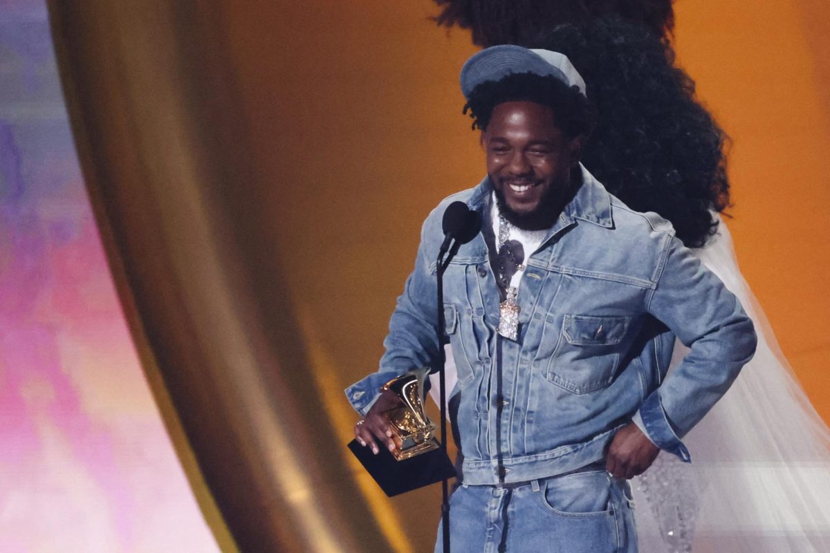 Kendrick Lamar receives the Song Of The Year award for "Not Like Us" during the 67th Annual Grammy Awards in Los Angeles, California, U.S., February 2, 2025. 