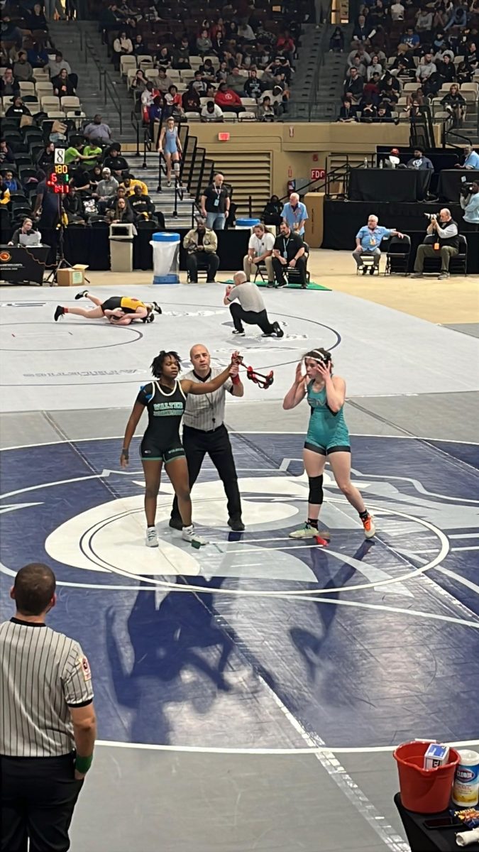 "I know that I have to tell myself that no one wants it more than I do, I have to wrestle the best I ever have," Junior Sonia Pegoue said.