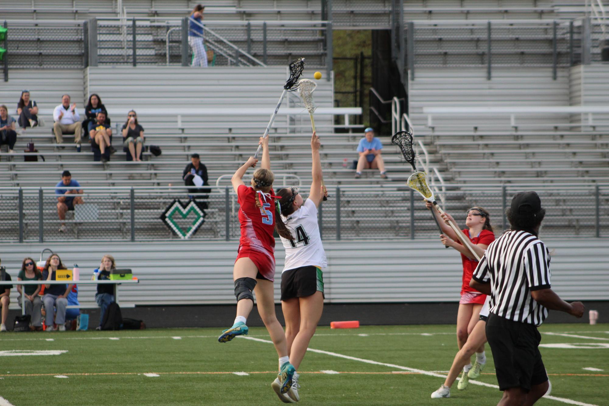 Girls' lacrosse celebrates senior night