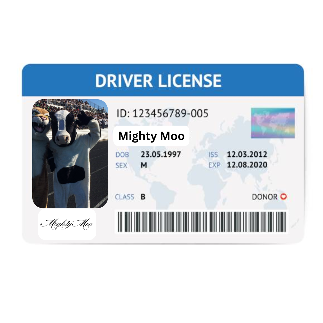 While there are students who, as soon as they turn the required age, begin the process of getting a credit card, other students don't feel the need to. Getting their license is not every student's priority. (Designed with Canva)