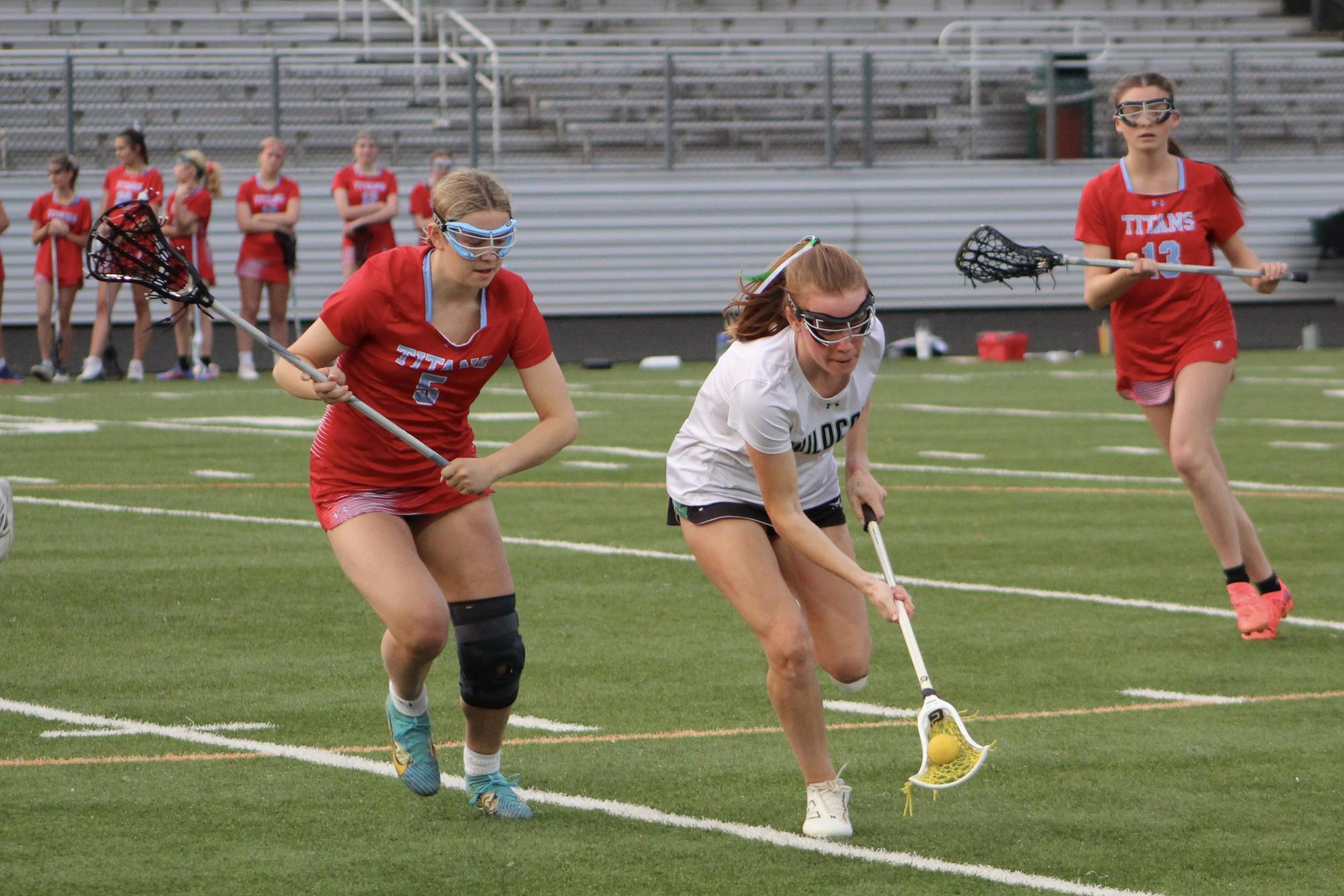 Girls' lacrosse celebrates senior night