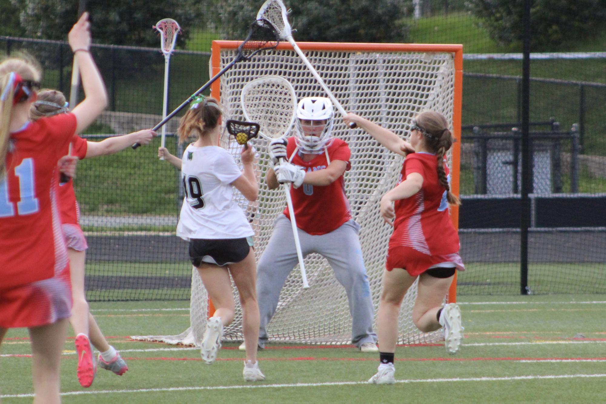 Girls' lacrosse celebrates senior night