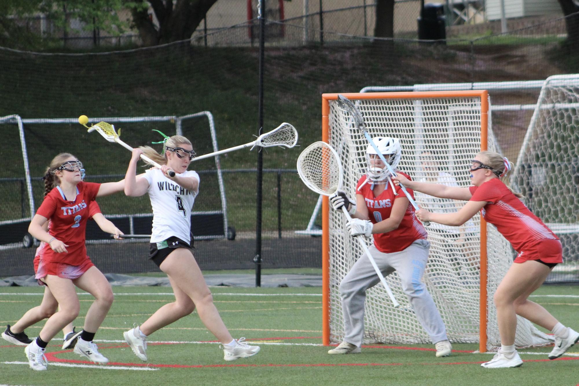 Girls' lacrosse celebrates senior night