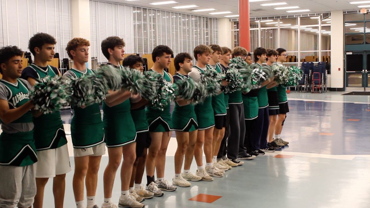Behind the scenes of male poms