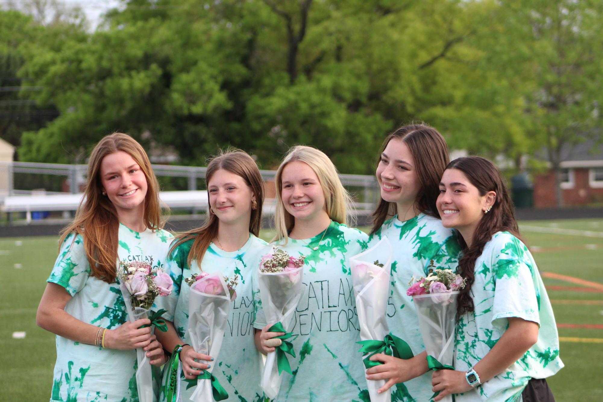 Girls' lacrosse celebrates senior night