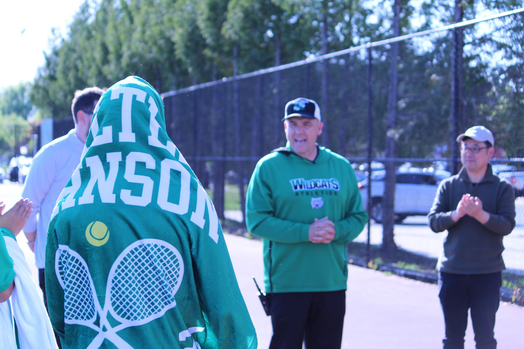 Boys' tennis celebrates senior night