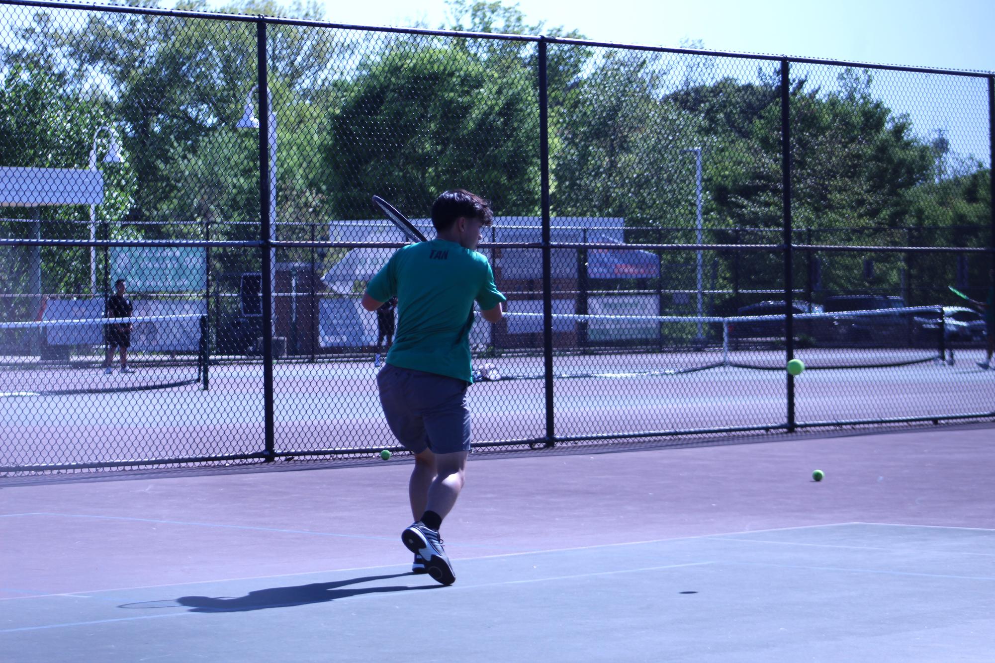 Boys' tennis celebrates senior night