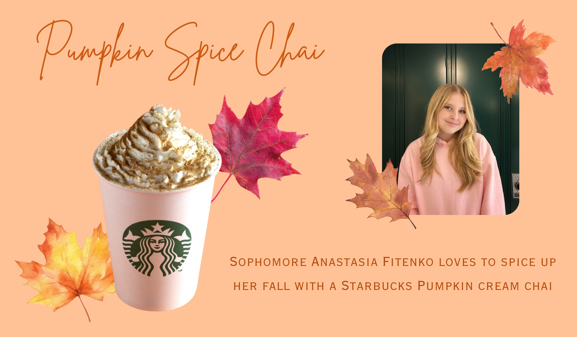 Spicin' up the season: favorite fall beverages
