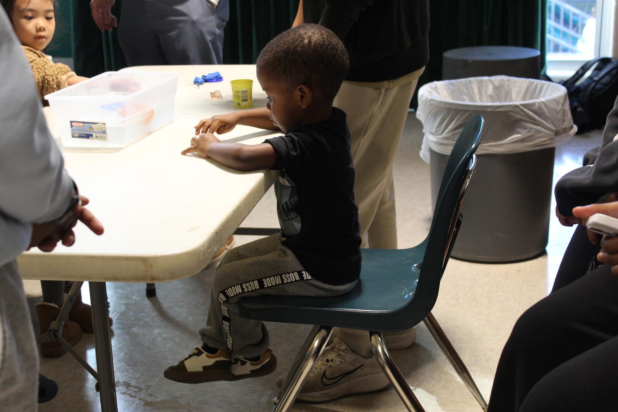 Photo Gallery: National Science Honors Society teaches children from child development