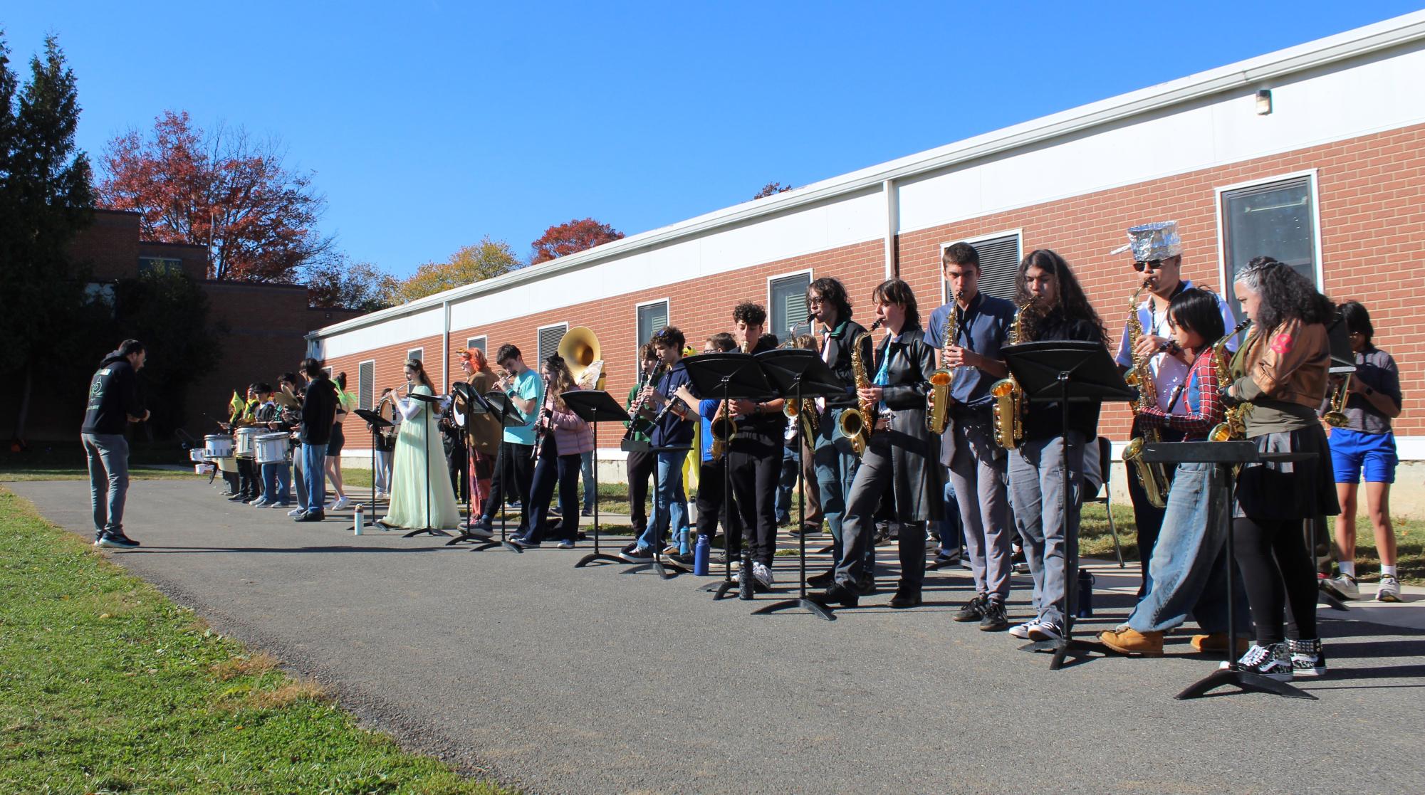 Walking to the beat of the drums: Ashburton hosts its annual Halloween parade