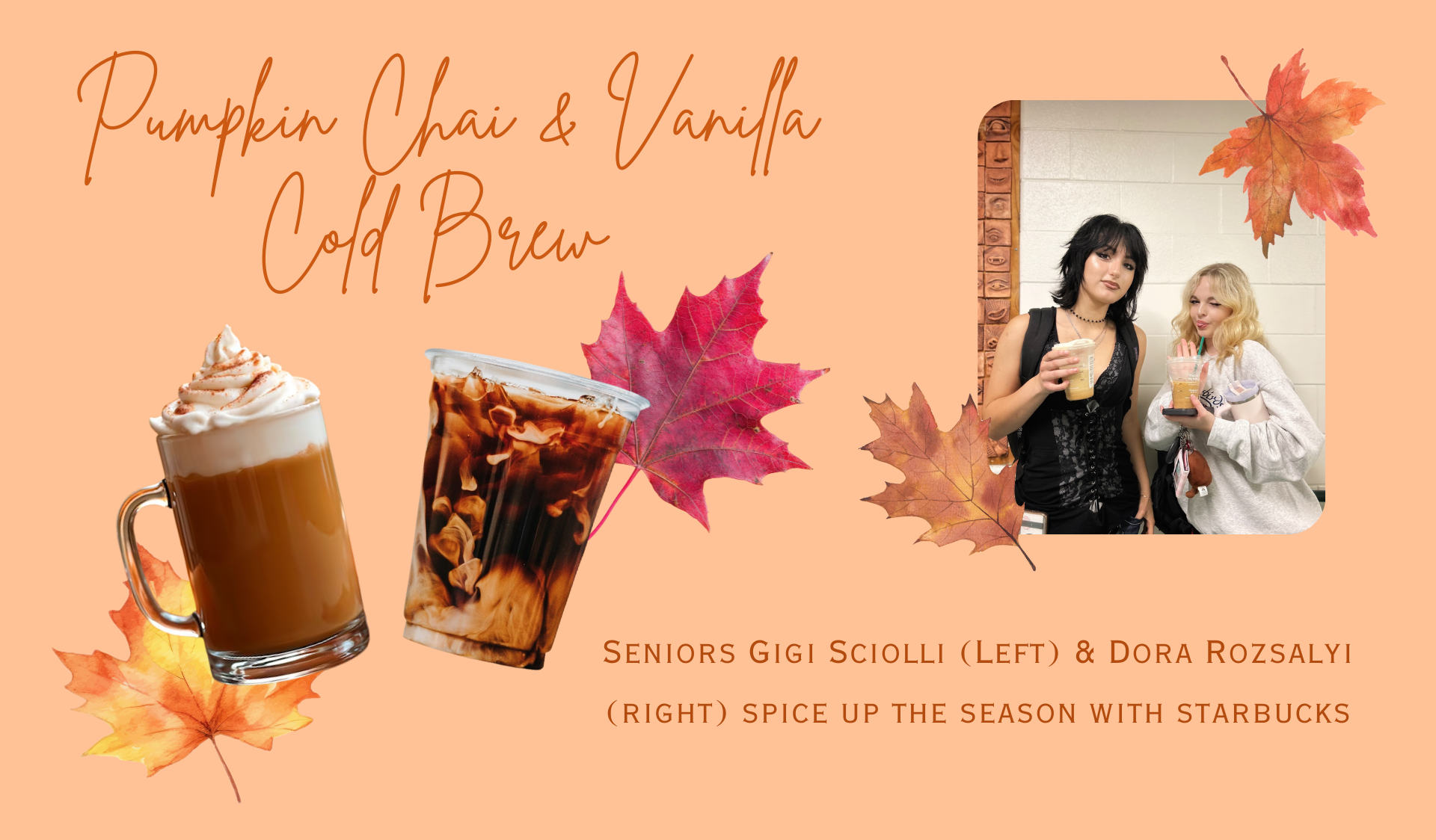 Spicin' up the season: favorite fall beverages