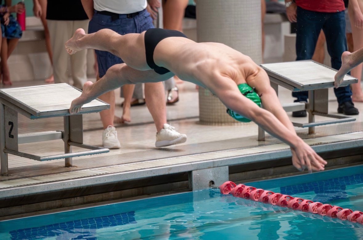 Senior Owen Friedman will dive into action for Tufts University's Division III swimming program next year. Friedman, along with fellow recently committed teammate junior Luc Dionne, were instrumental in the Cats' State Championship last season and will look to repeat this upcoming winter.