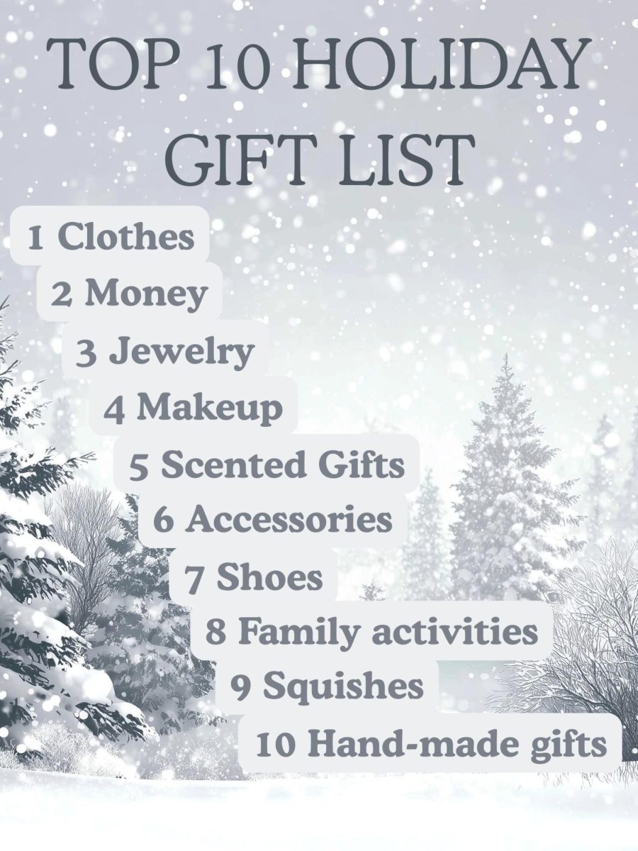 The gift of giving: top 10 holiday gift list