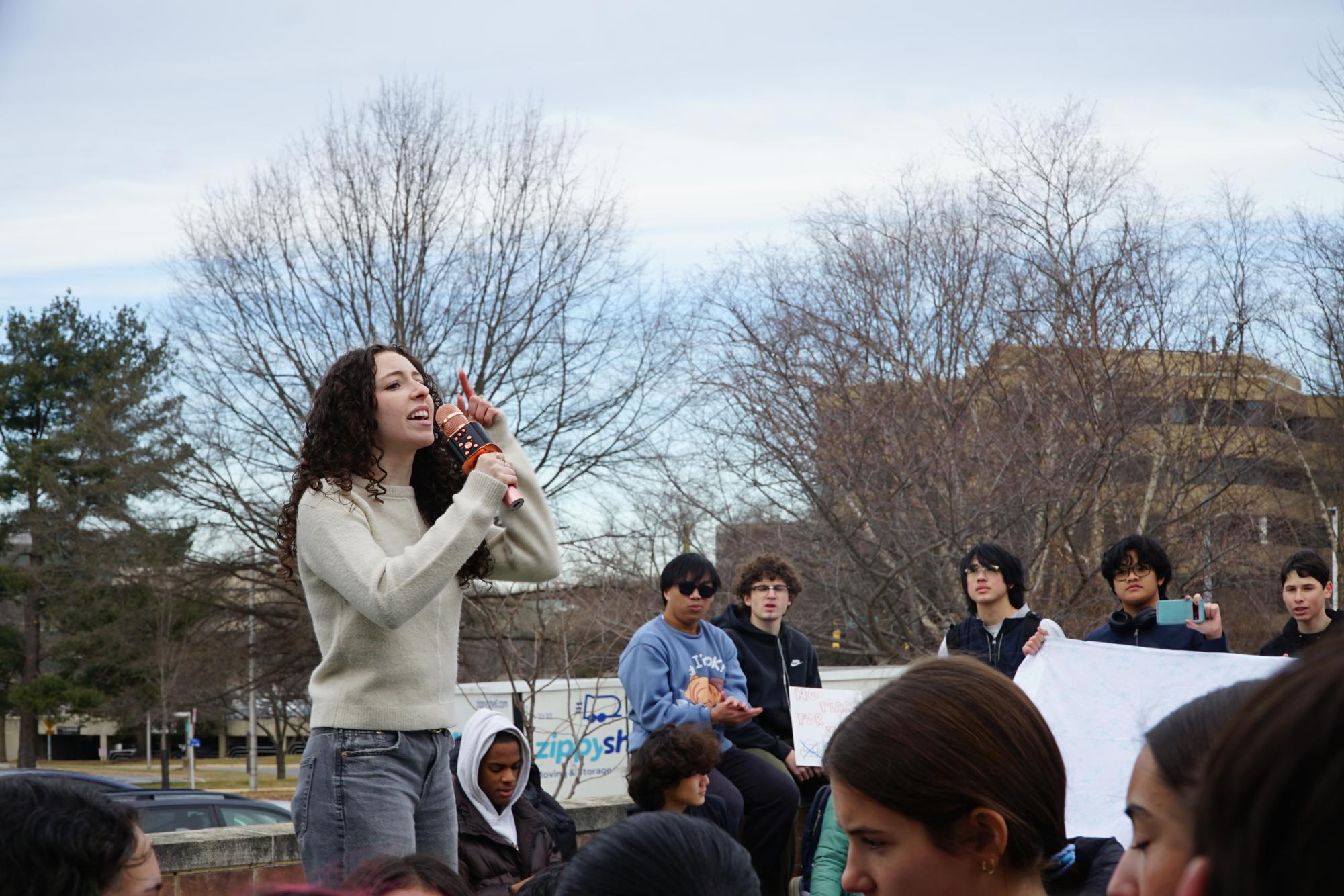 WJ students stage walkout, protesting ICE, standing with immigrant communities