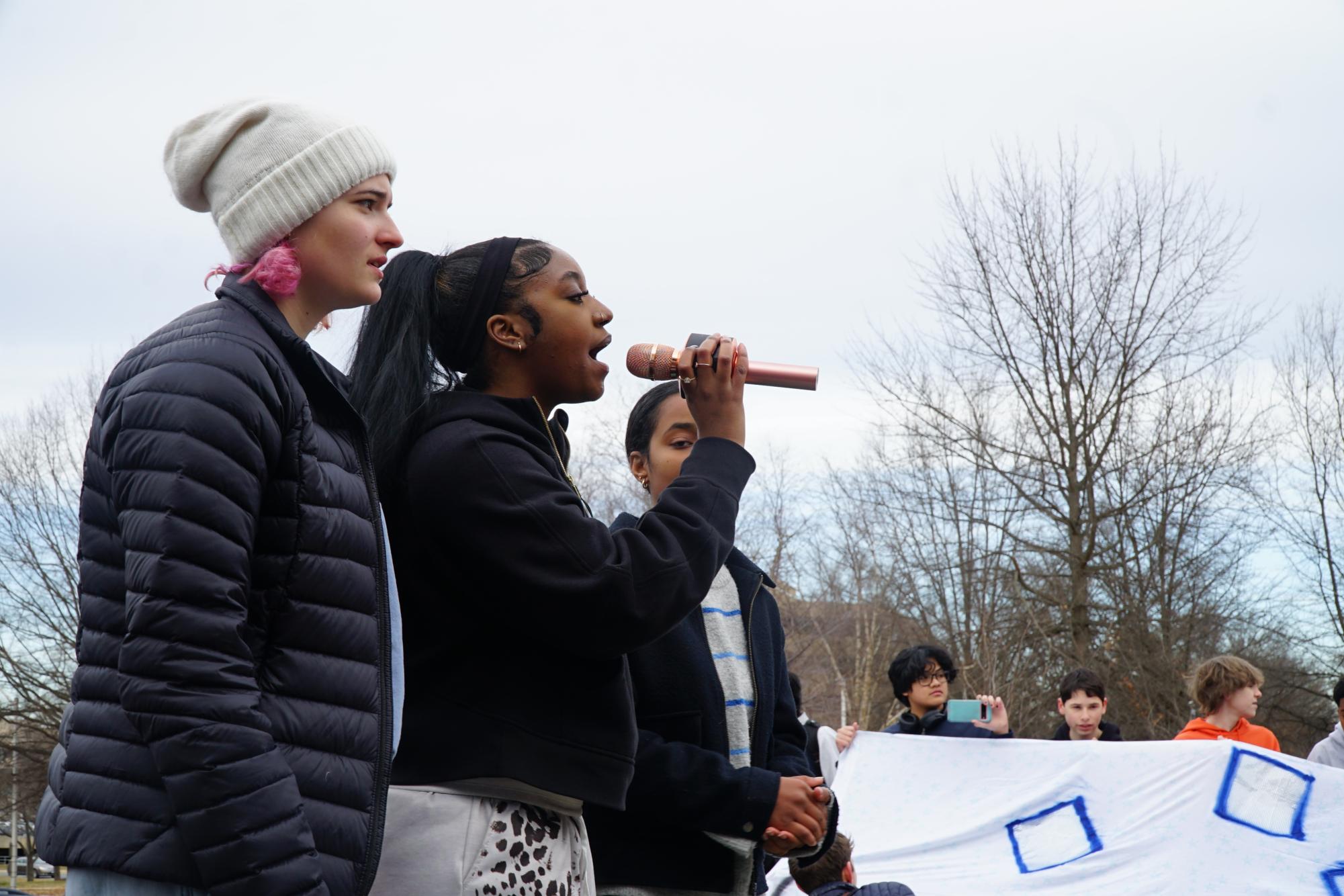 WJ students stage walkout, protesting ICE, standing with immigrant communities