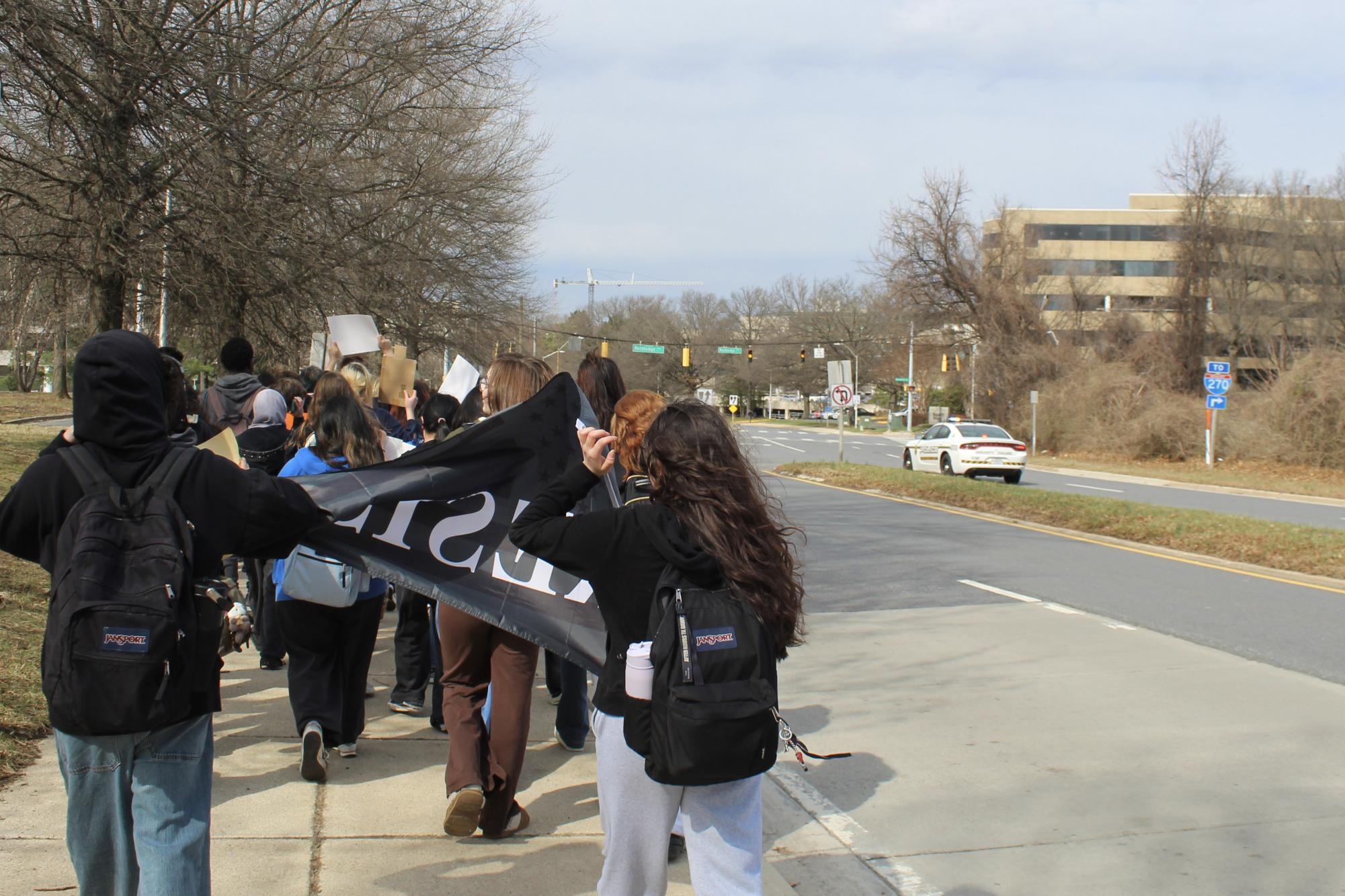 Northwood, WJ students unite in walkout against ICE