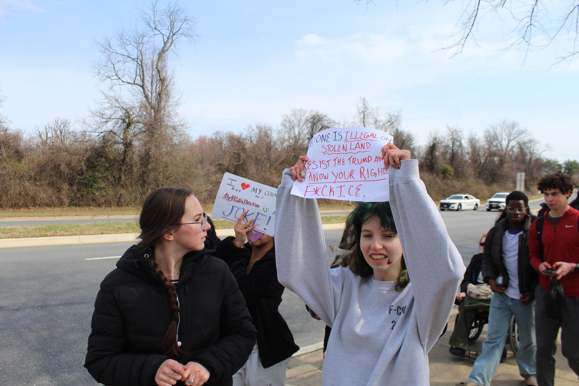 Northwood, WJ students unite in walkout against ICE