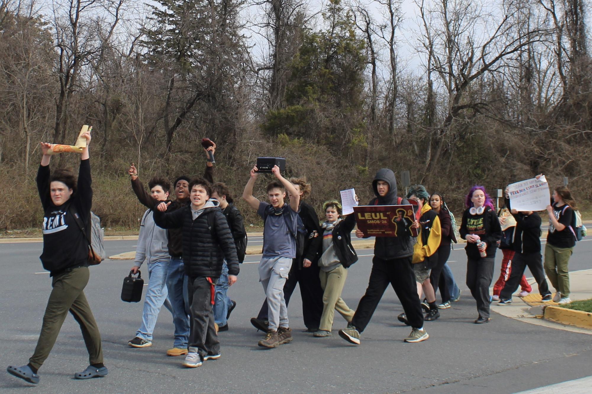 Northwood, WJ students unite in walkout against ICE