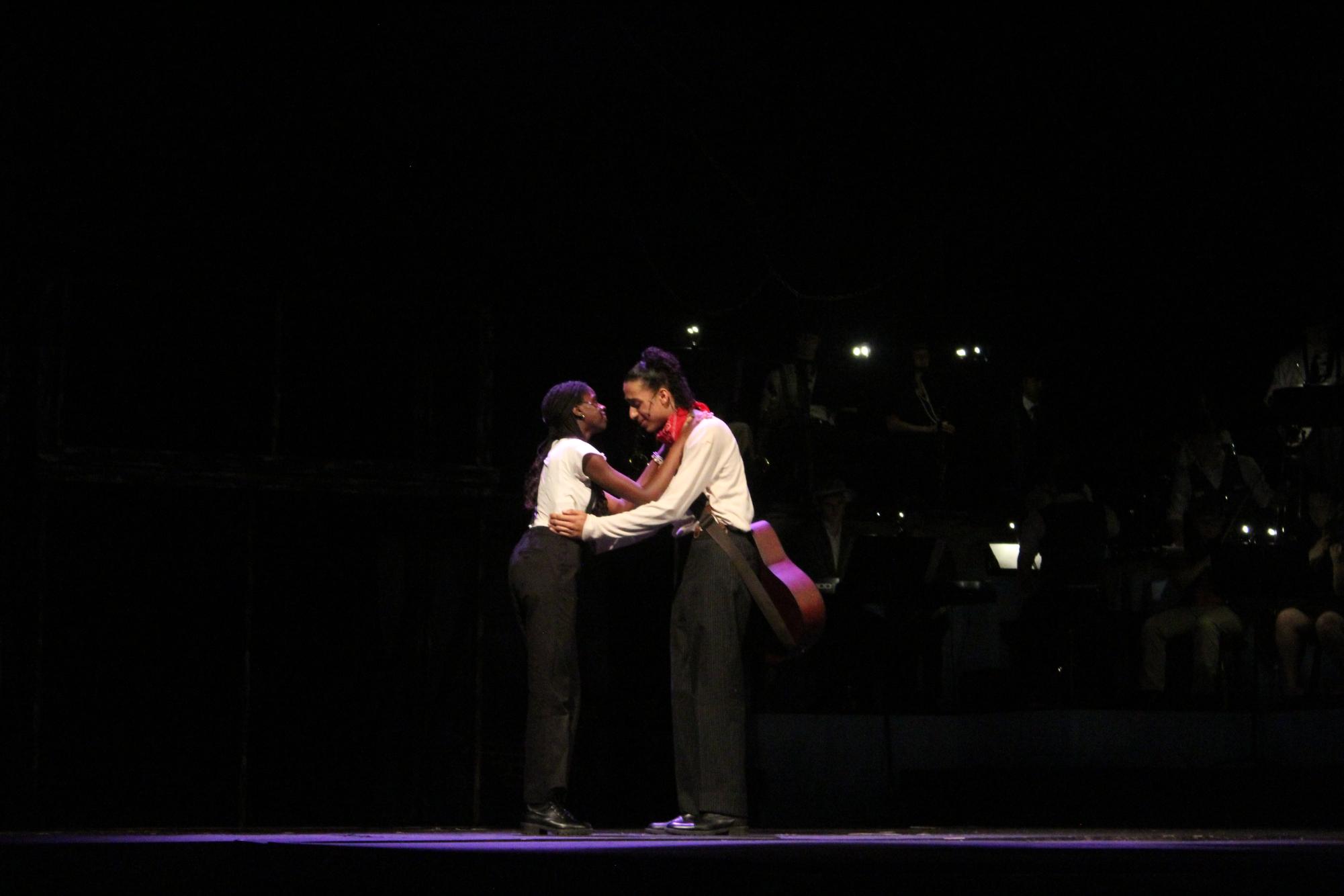 Orpheus and Eurydice express their love for each other. Tragically, the two would soon be separated by fate.